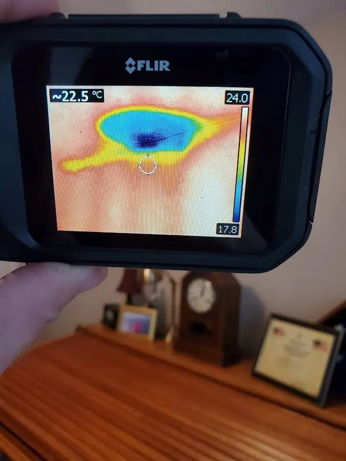 Thermal imaging inspection for water damage in Wright